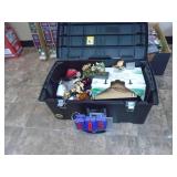 3 Bins of misc. As shown. CASH ON SITE ONLY. PICKUP IS TUESDAY MAY 26TH FROM 11 AM TO 4 PM ONLY. THERE IS NO OTHER OPPORTUNITY TO PICK UP YOUR TIEM THAN THIS TIME & REGARDLESS WHAT THE SCHEDULE STATES