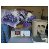 Laundry hamper, lights & fan. As shown. CASH ON SITE ONLY. PICKUP IS TUESDAY MAY 26TH FROM 11 AM TO 4 PM ONLY. THERE IS NO OTHER OPPORTUNITY TO PICK UP YOUR TIEM THAN THIS TIME & REGARDLESS WHAT THE S