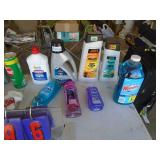 Large group of household chemicals. As shown. CASH ON SITE ONLY. PICKUP IS TUESDAY MAY 26TH FROM 11 AM TO 4 PM ONLY. THERE IS NO OTHER OPPORTUNITY TO PICK UP YOUR TIEM THAN THIS TIME & REGARDLESS WHAT