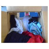 Boxes of clothes. As shown. CASH ON SITE ONLY. PICKUP IS TUESDAY MAY 26TH FROM 11 AM TO 4 PM ONLY. THERE IS NO OTHER OPPORTUNITY TO PICK UP YOUR TIEM THAN THIS TIME & REGARDLESS WHAT THE SCHEDULE STAT