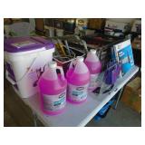RV antifreze, cat litter & bin of cds. As shown. CASH ON SITE ONLY. PICKUP IS TUESDAY MAY 26TH FROM 11 AM TO 4 PM ONLY. THERE IS NO OTHER OPPORTUNITY TO PICK UP YOUR TIEM THAN THIS TIME & REGARDLESS W