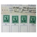Vintage Stamps from War Rations, Defense Savings Bonds and A Story in Stamps Book
