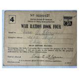 Vintage Stamps from War Rations, Defense Savings Bonds and A Story in Stamps Book