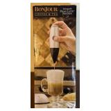 Coffee Bundle - Keurig K-Elite Single Serve Coffee Maker and Bonjour Primo Latte Frother