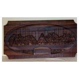 Last Supper Wood Carving Artwork
