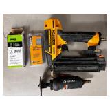 Large Collection of Pneumatic Tools and Hose