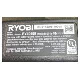 Cordless Ryobi Vac Attack Leaf Mulcher Model RY40405 5Amp with 40V Lithium Ion Battery