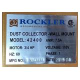 Rockler Dust Collector -Wall Mount - Model 42400