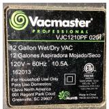 Vacmaster Professional Wet/Dry Vacuum - 12 Gallon