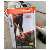 Stihl FS 56RC Gas Powered Weed Trimmer with 50:1 Engineered Fuel/Oil Mix and Cabelas Ear Protection