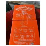 Garden/ Yard Care Bundle with Wheelbarrow, Scotts Spreader, Lawn Chute and Leaf Bag