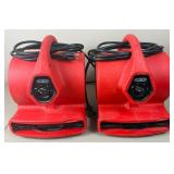 Two Ironton 3 Speed Air Movers 1/8HP  #52724