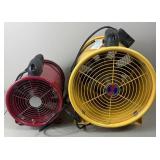 Set of 2 Blower/Ventilator Units - Intertek & Central Machinery