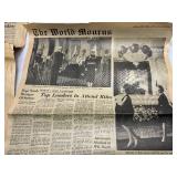 President Kennedy Assassination Newspapers from The Flint Journal