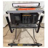 SawStop 10" Table Saw with Built-in Collapsible Rolling Mobile Cart Model JSS