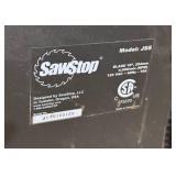 SawStop 10" Table Saw with Built-in Collapsible Rolling Mobile Cart Model JSS