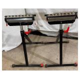 Craftsman Set of 2 Portable Adjustable Roller Stands 12" W x 28"-45" H