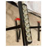 Craftsman Set of 2 Portable Adjustable Roller Stands 12" W x 28"-45" H
