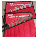 Wrench and Socket Bundle - Pittsburgh Combo Wrenches, Metric & Standard Thin Wrench Sets, with Deep Socket Sets