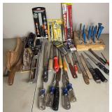 Hand Tool Lot of Planers, Files, Sharpeners, Diamond Sharpeners, Chisels, Punches and More