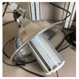 Shop Lighting Bundle - 5 LED Corn Light Units, 1 Yellow Work Light and 1 Flood Light with Relector