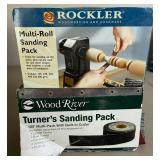 Woodworking Bundle of Various Sandpaper, Rockler Bench Cookies, Jet Abrasives and Palm Sanders