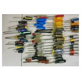 Large Collection of Screwdrivers and Nut Drivers