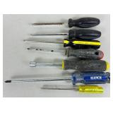 Large Collection of Screwdrivers and Nut Drivers