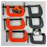 Large Collection of Clamps, Bar Clamps &  Irwin Quick Clamps