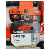 Large Collection of Clamps, Bar Clamps &  Irwin Quick Clamps