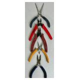 Collection of Pliers, Snips, Cutters, Crimping Pliers and More