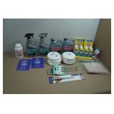 Assorted Cleaner and Hardware- Grout Cleaner, Drain Cleaner, Laundry