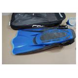 Cressi Adult Rondine Palau Fin Snorkel Set - Fin Size M/L