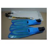 Cressi Agua Adult Fins - 39/40 5.5/6.5