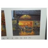 Harley Davidson Framed Wall Art