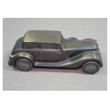 Vintage Rolls Royce Metal Coin Bank