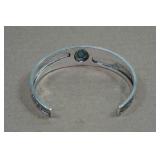 Silver Tone Bracelet with Turqiouse Stones