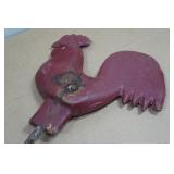 Antique Cast Iron Hummer Chicken Windmill Topper