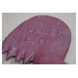 Antique Cast Iron Hummer Chicken Windmill Topper