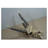 Resin 3 Horn Skull Prop