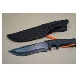 Black Tactical Fixed-Blade Kinfe