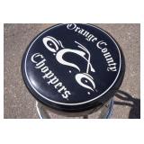 Vintage Orange County Choppers Bar Stool