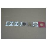 Assorted Vintage Casino Tokens and Masonic Coin