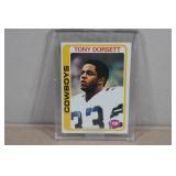 1978 Topps Dallas Cowboys Tony Dorsett Rookie Football Card