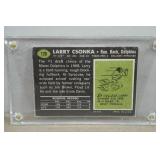 1969 Topps Larry Csonka Miami Dolphins Football Card
