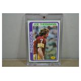 1978 Topps Football Cards - Terry Bradshaw, Joe Theismann, Ed Jones