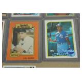 Baseball Trading Cards - Bo Jackson, Kirby, Roger Clemens
