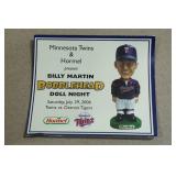 Vintage Minnesota Twins Billy Martin Bobble Head