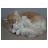 Realistic Sleeping Cat Plush