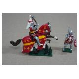 Vintage Painted Lead Toy Soldiers and Horse